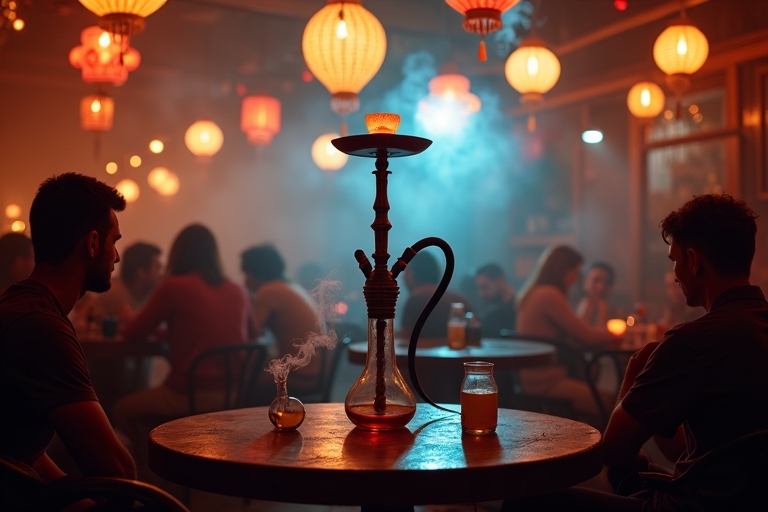 Die Kunst des Wasserpfeife-Genusses