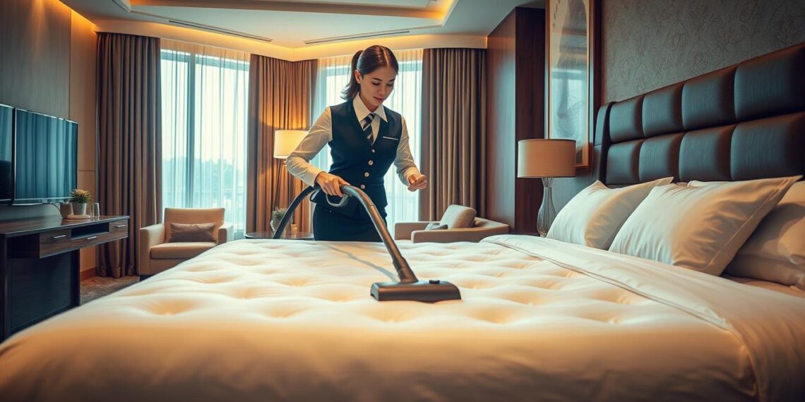 Professionelle Matratzenreinigung in Hotels