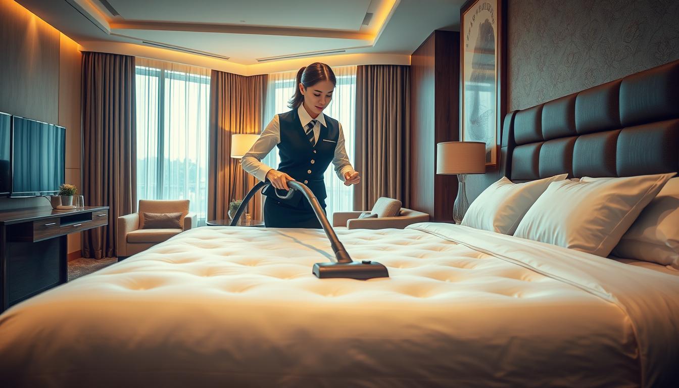 Professionelle Matratzenreinigung in Hotels